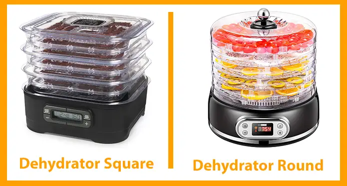 Dehydrator Square VS Round: Total 6 Differences