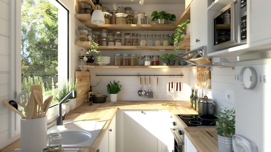 Incorporate Natural Light for your Tiny House Kitchen