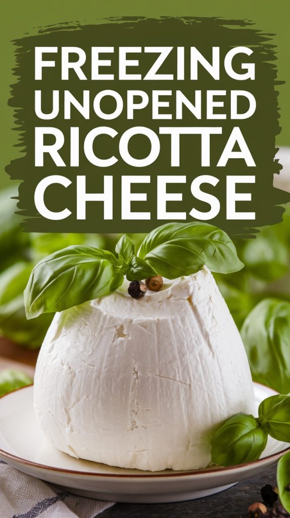 Freezing Unopened Ricotta Cheese