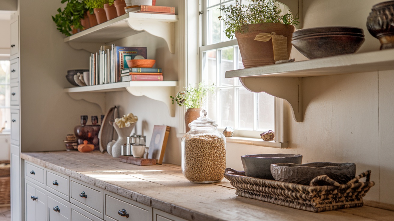 Decorating Above Kitchen Cabinets