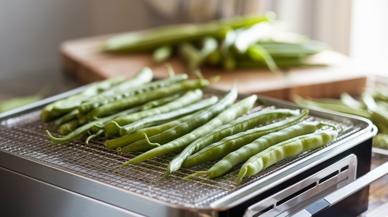 how to dehydrate green beans