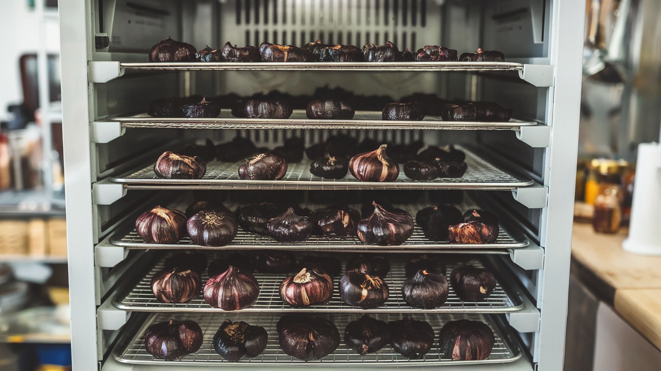 how to make black garlic in a dehydrator