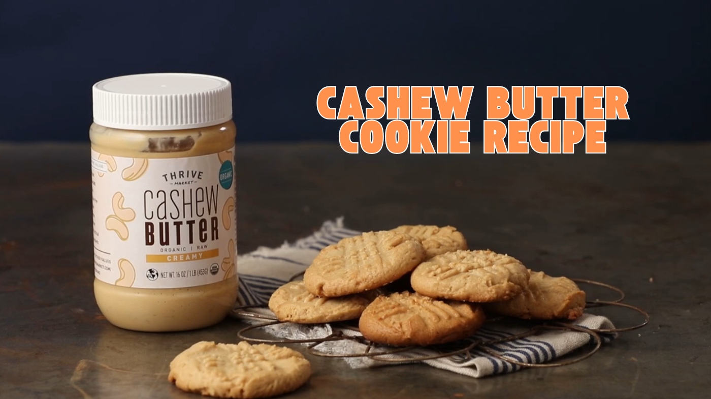 Cashew Butter Cookie Recipe