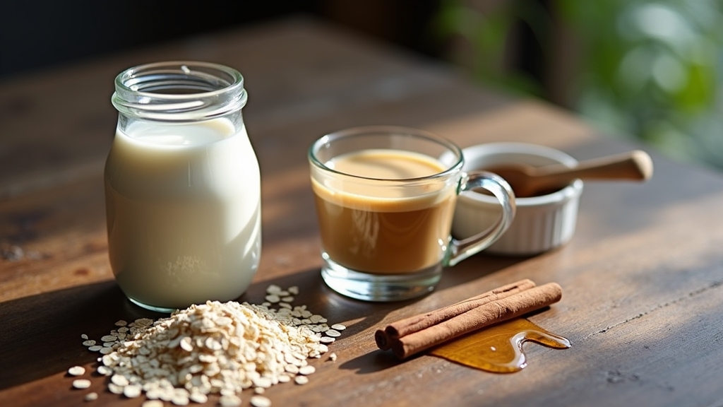 choosing creamy oat milk