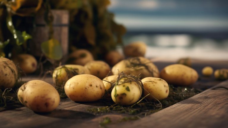 potatoes emitting fishy odor
