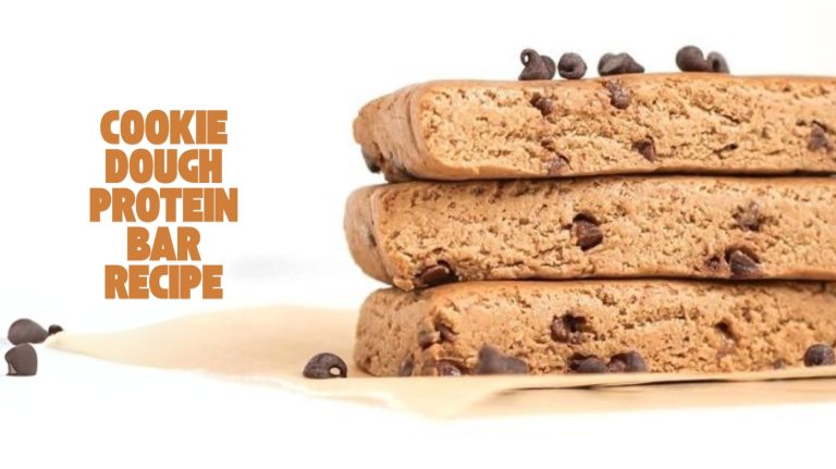 cookie dough protein bar recipe