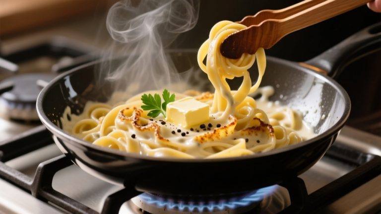 How to Reheat Alfredo Pasta