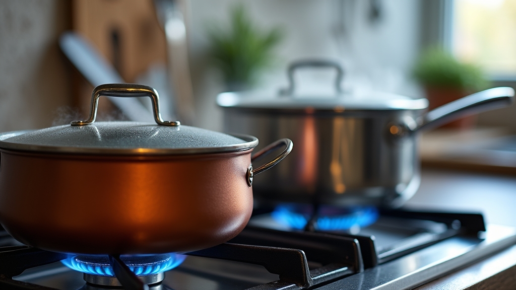 aluminum heats faster evenly