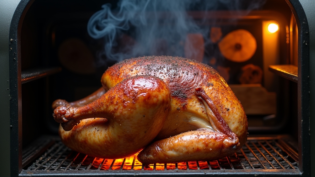 prepare smoker and wood