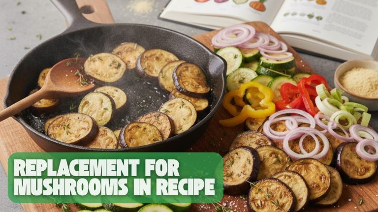 replacement for mushrooms in recipe