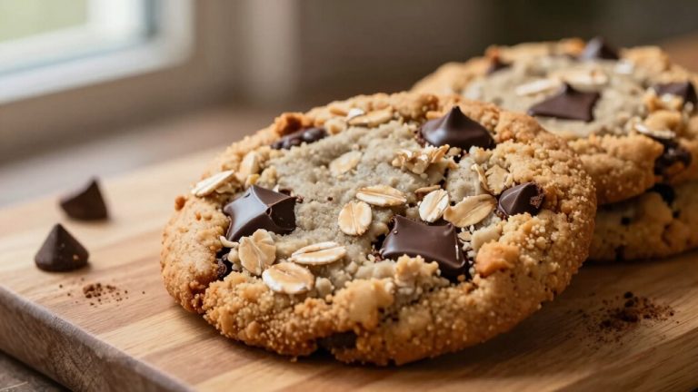 high protein chocolate chip cookie