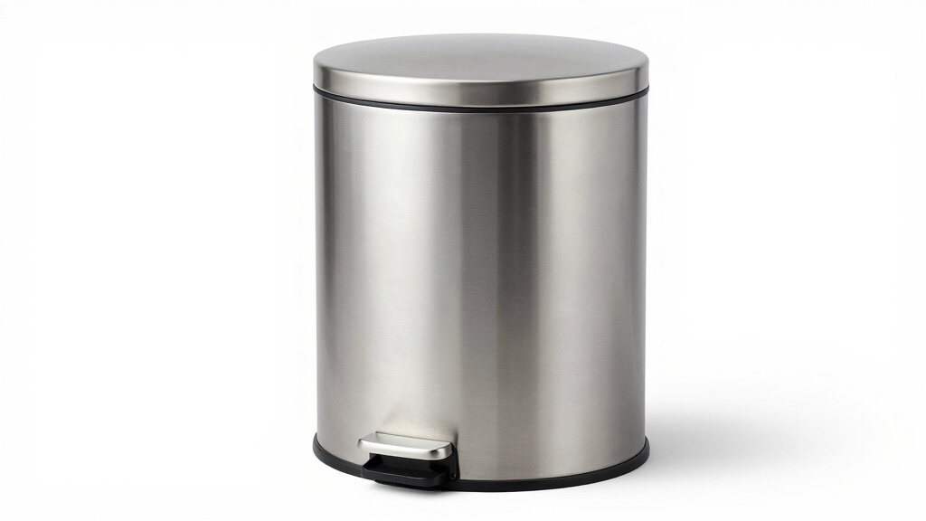 best rated stainless steel trash can