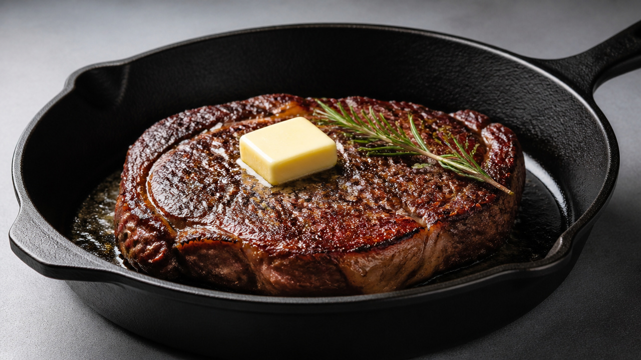 best size cast iron skillet for steak