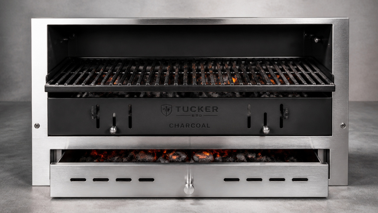 best built in charcoal grill