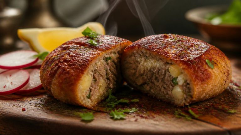 persian spiced breadcrumb patties