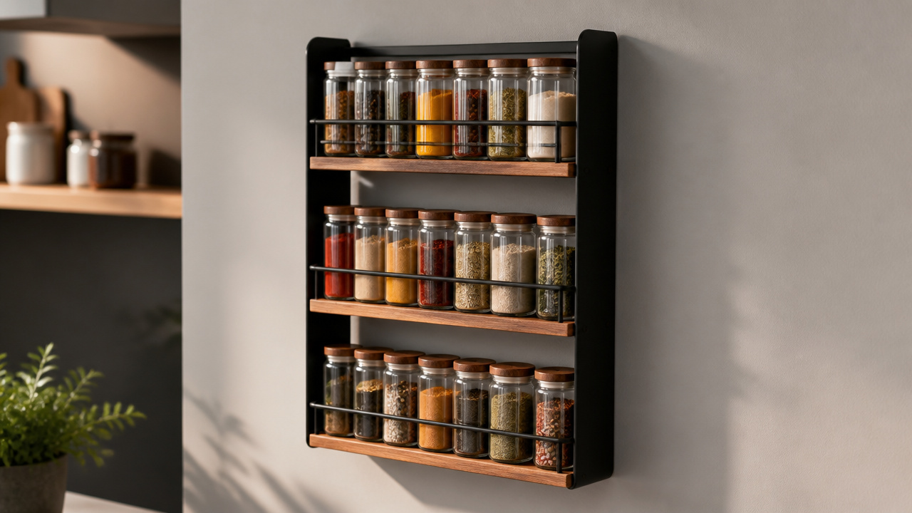 best wall mounted spice rack